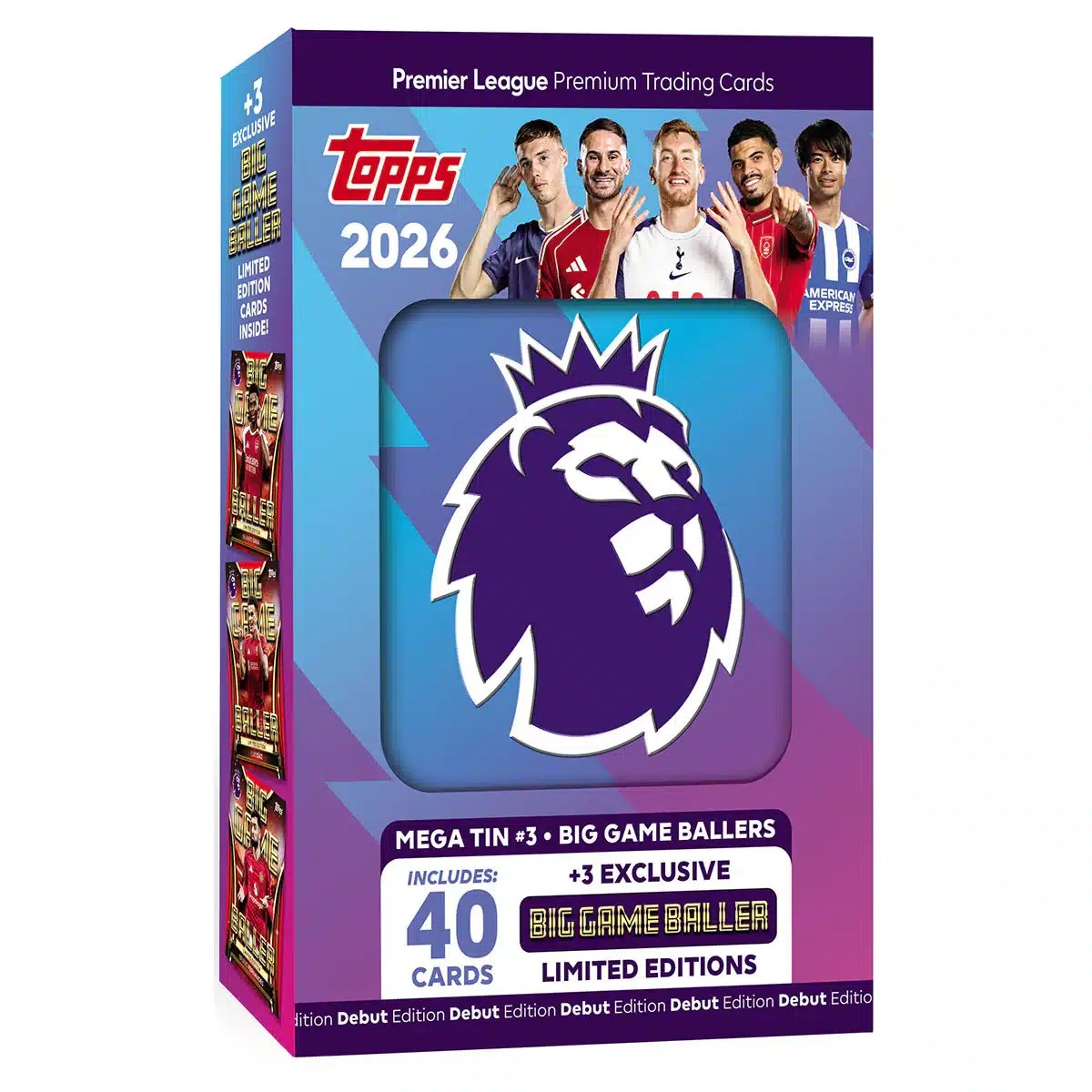 Купить «Premier League 2026 Mega Tin (Big Game Baller)» в Ереване