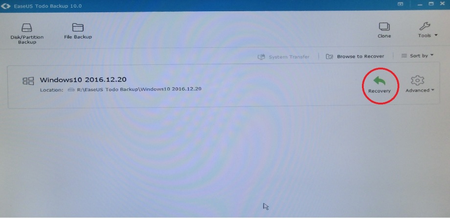 無料ソフトで使えるシステムバックアップソフト EaseUS Todo Backup Free 10.0の使い方（システムイメージ復元編）