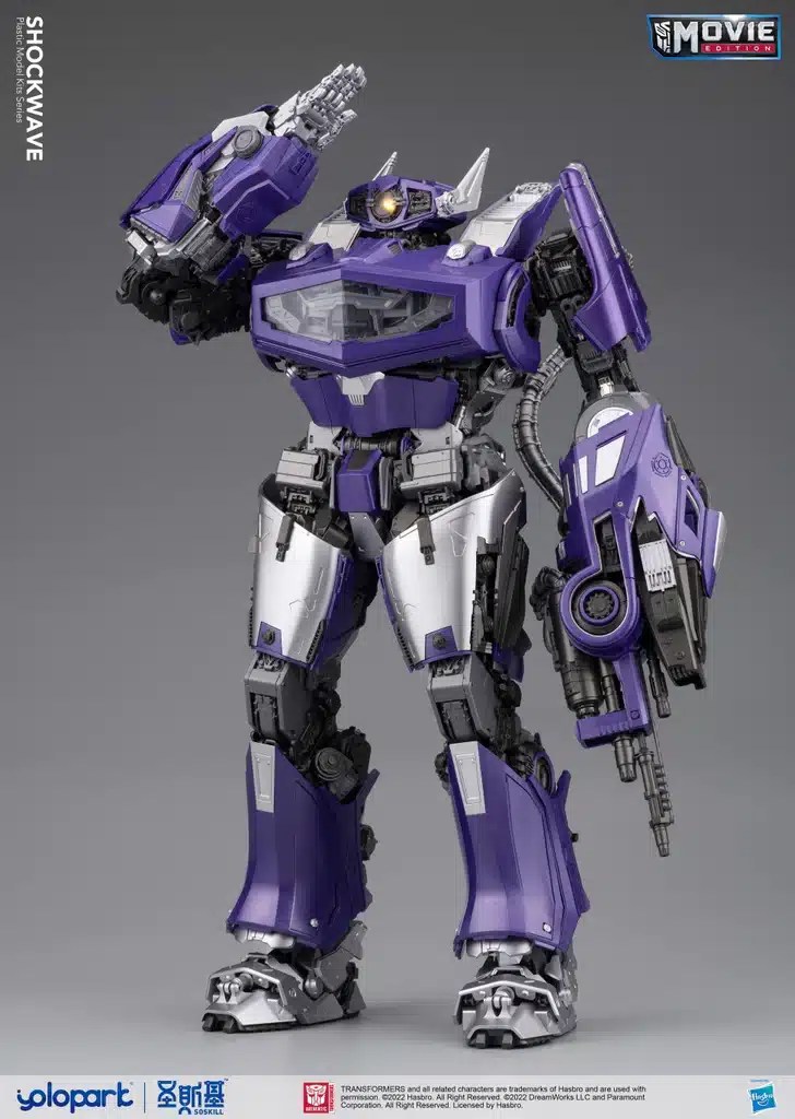 YOLOPARK PLAMO Series Transformers Bumblebee Shockwave (Model Kit)