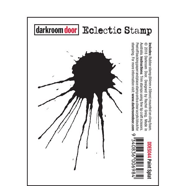 Darkroom Door Stamp Eclectic Stamp / Paint Splat