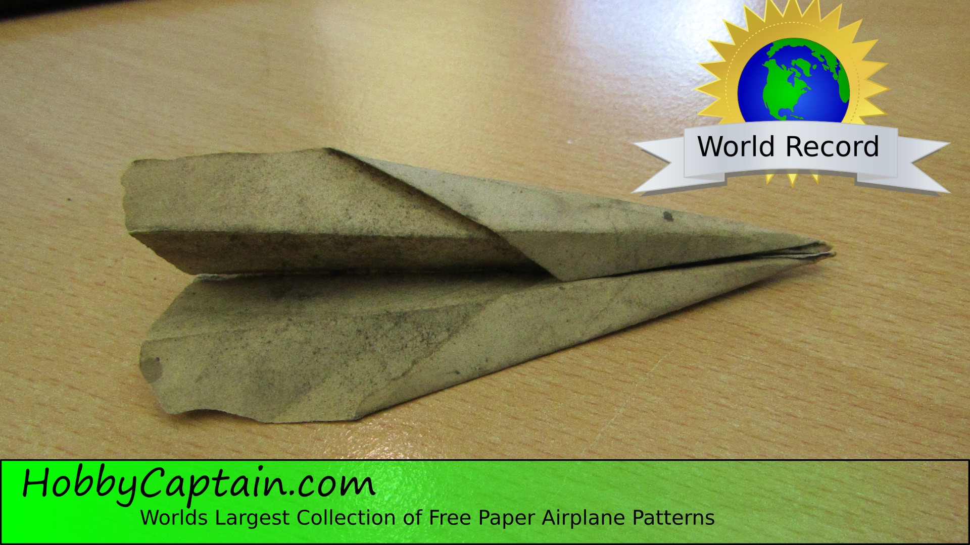 World’s Oldest Paper Airplane 1910