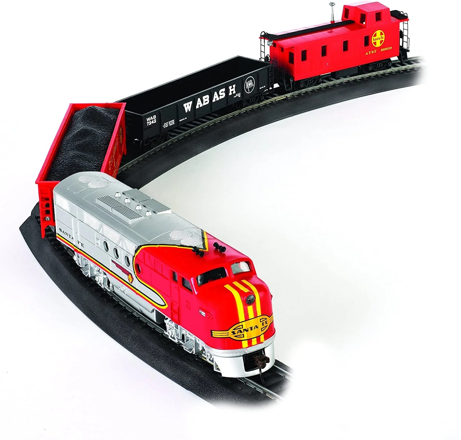 TREN ELECTRICO ESCALA HO BACHMANN Santa Fe Flyer Train Set Santa Fe Juguetes Diecast