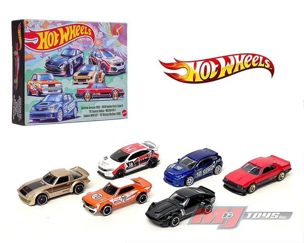 MODELO ESCALA 164 Import Theme Multipack 6 Cars Set HOT WHEELS