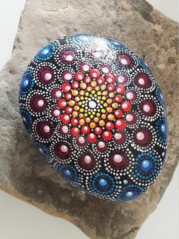40 DIY Mandala Stone Patterns for Random Awesomeness