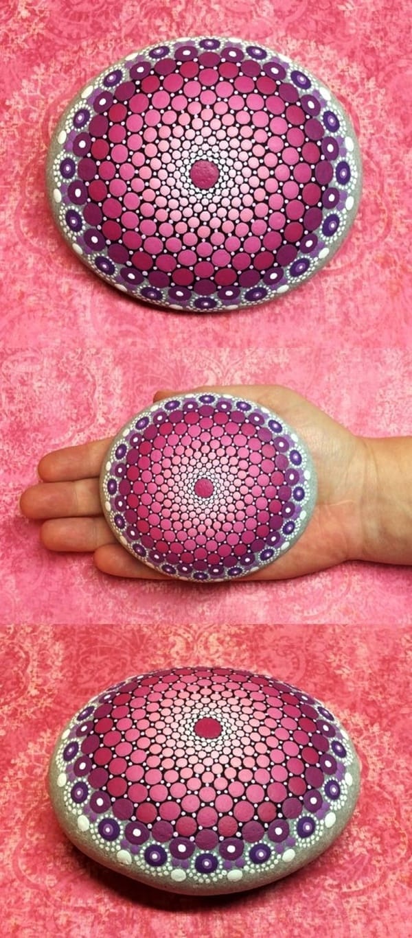 40 DIY Mandala Stone Patterns for Random Awesomeness