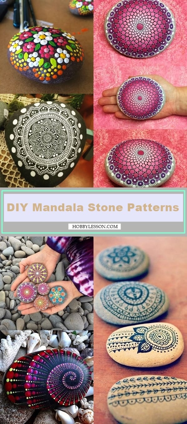 40 DIY Mandala Stone Patterns for Random Awesomeness