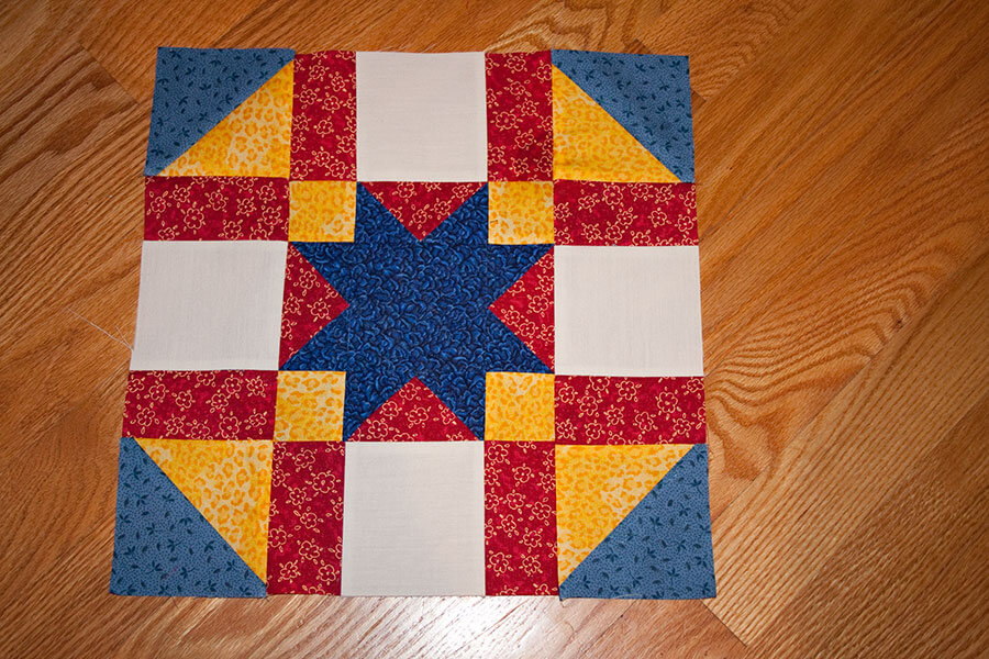 Victory Quilt Army Star Hobby Stash