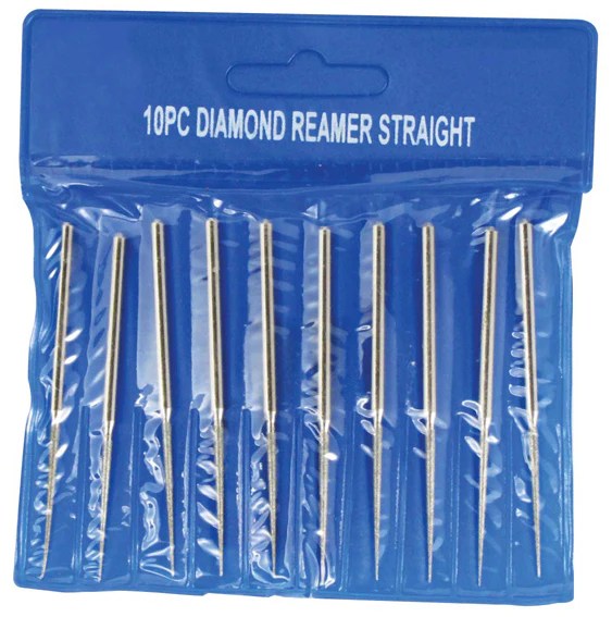 10Pc 23/4" Tapered Diamond Bead Reamer with Diamond Coated Tip