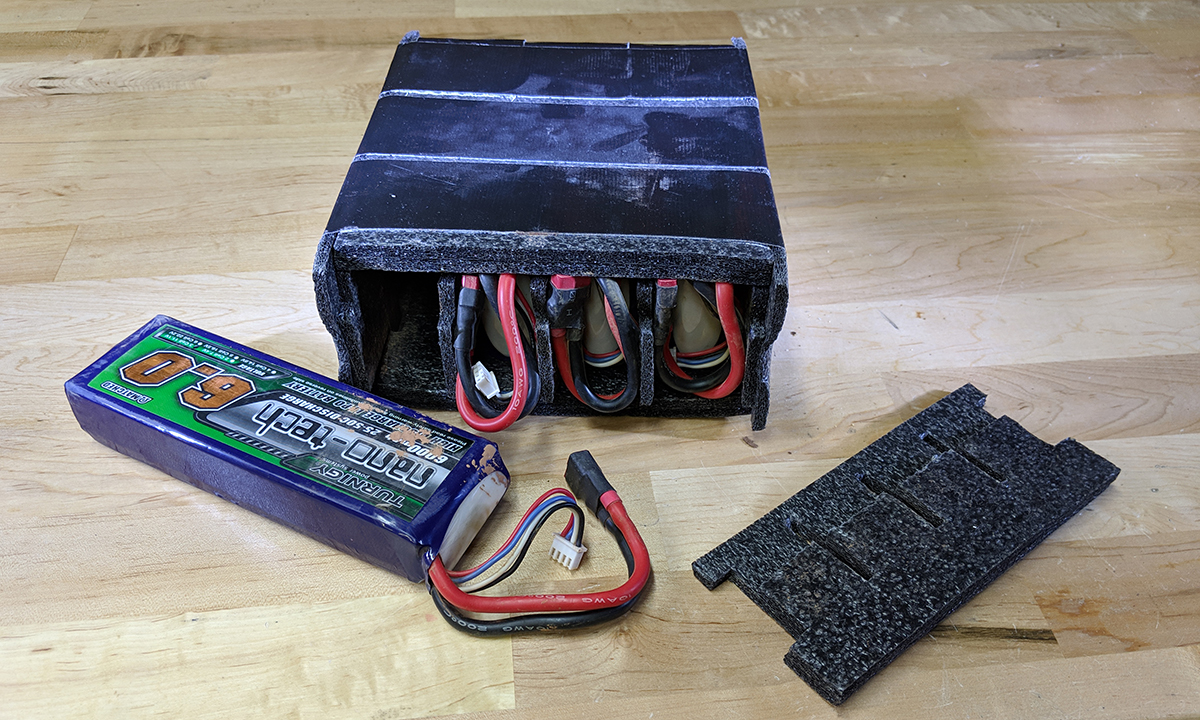 Custom Foam LiPo Battery Holder HobbyTrap