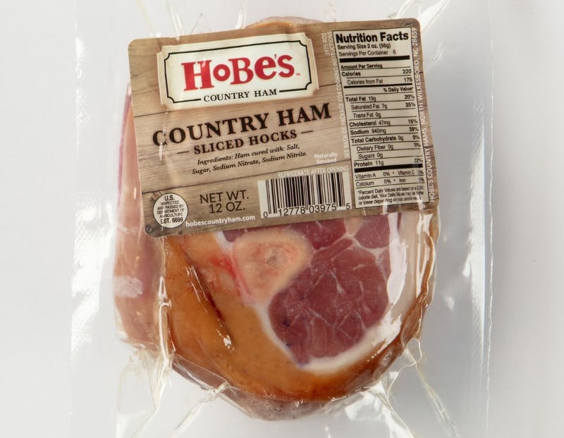 Sliced Country Ham Hocks Hobe's Country Ham