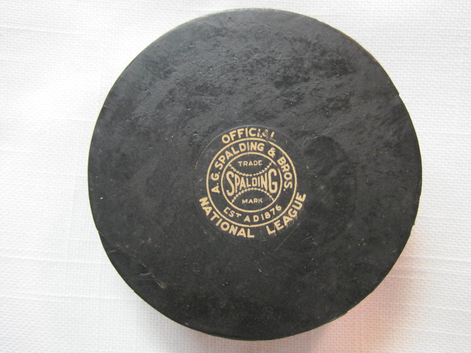 Antique Ice Hockey Puck A G Spalding & Bros HockeyGods