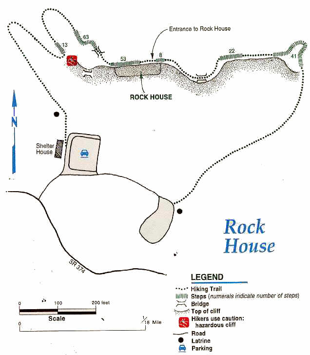 Rock House Hiking Trail