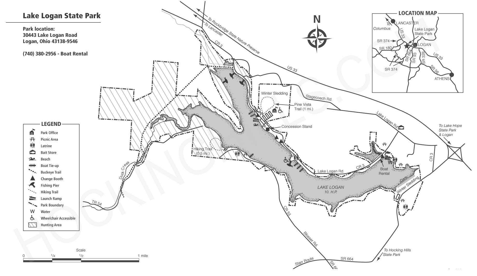 Lake Logan State Park, Logan, OHio