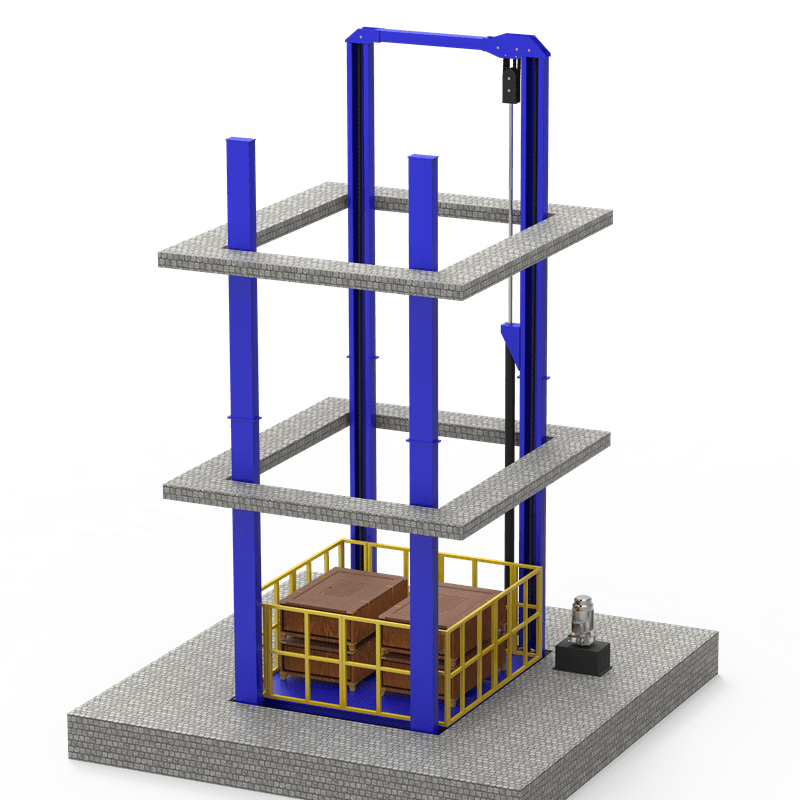 Four Post Cargo Lift Hoda Lift