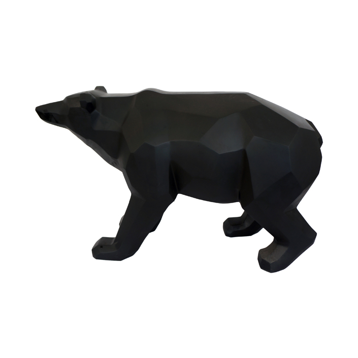 Fiberglass Geometric Shaped Bear Statue Visual display supplier