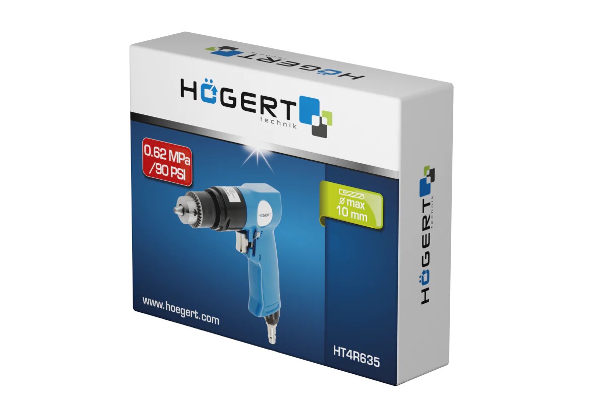 Reversible air drill 10mm Högert Technik
