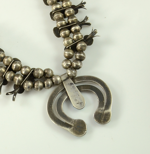 Vintage Box Bow Squash Blossom Necklace Hoel's Indian Shop