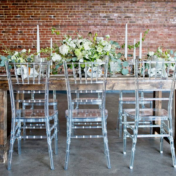Acrylic / Ghost Chiavari Chairs H.O.F. Decor