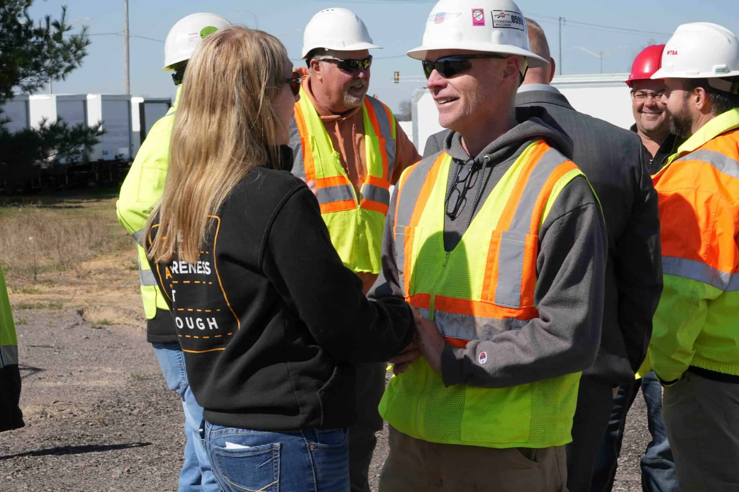 Hoffman Construction was part of the WTBA Launch of Work Zone Safe