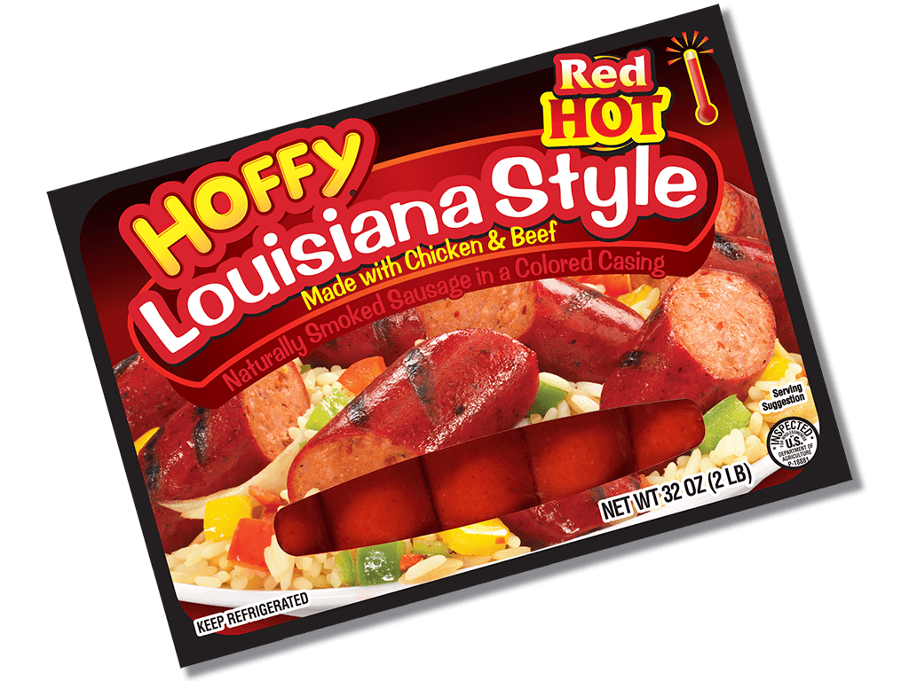 Louisiana Style Red Hot Smoked Sausage Hoffy Products
