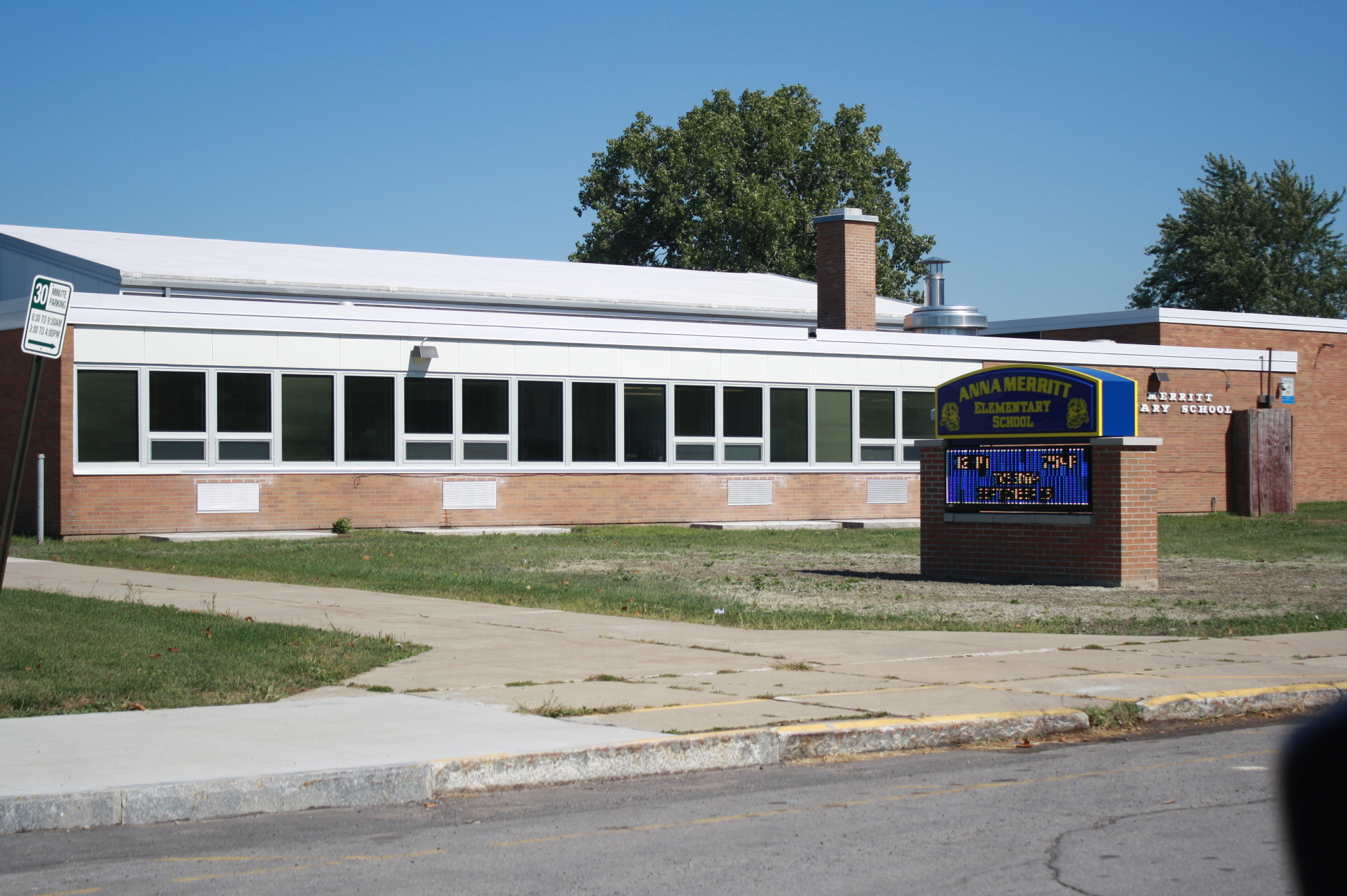 Anna Merrit Elementary School Hogan Glass