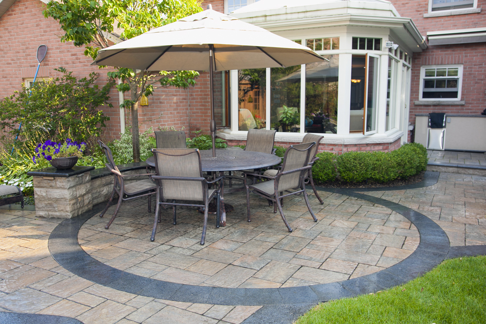 Patio Ideas Flagstone Interlocking Brick Richmond Hill Aurora