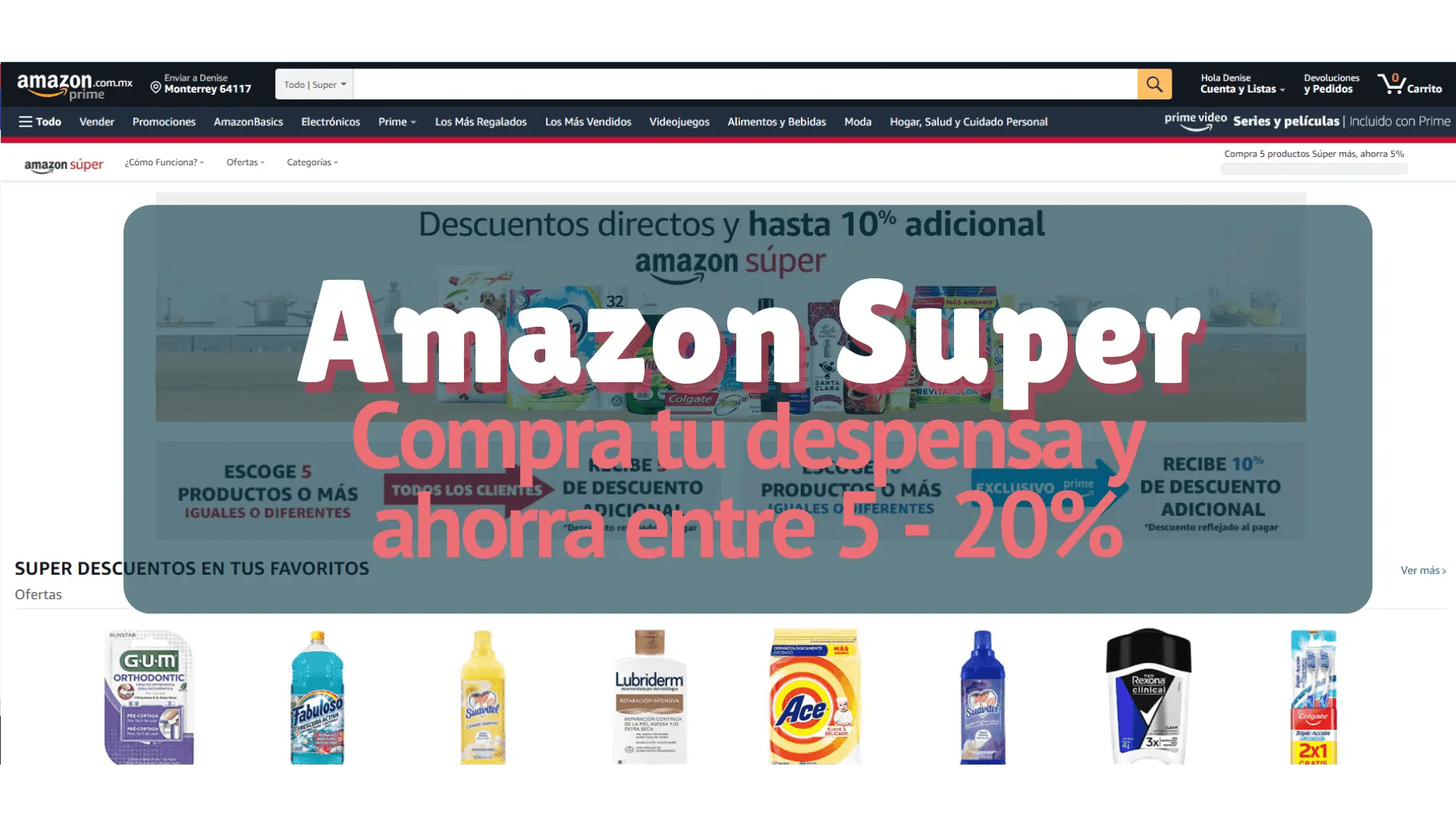 Hacer Mi Despensa En Amazon Súper?