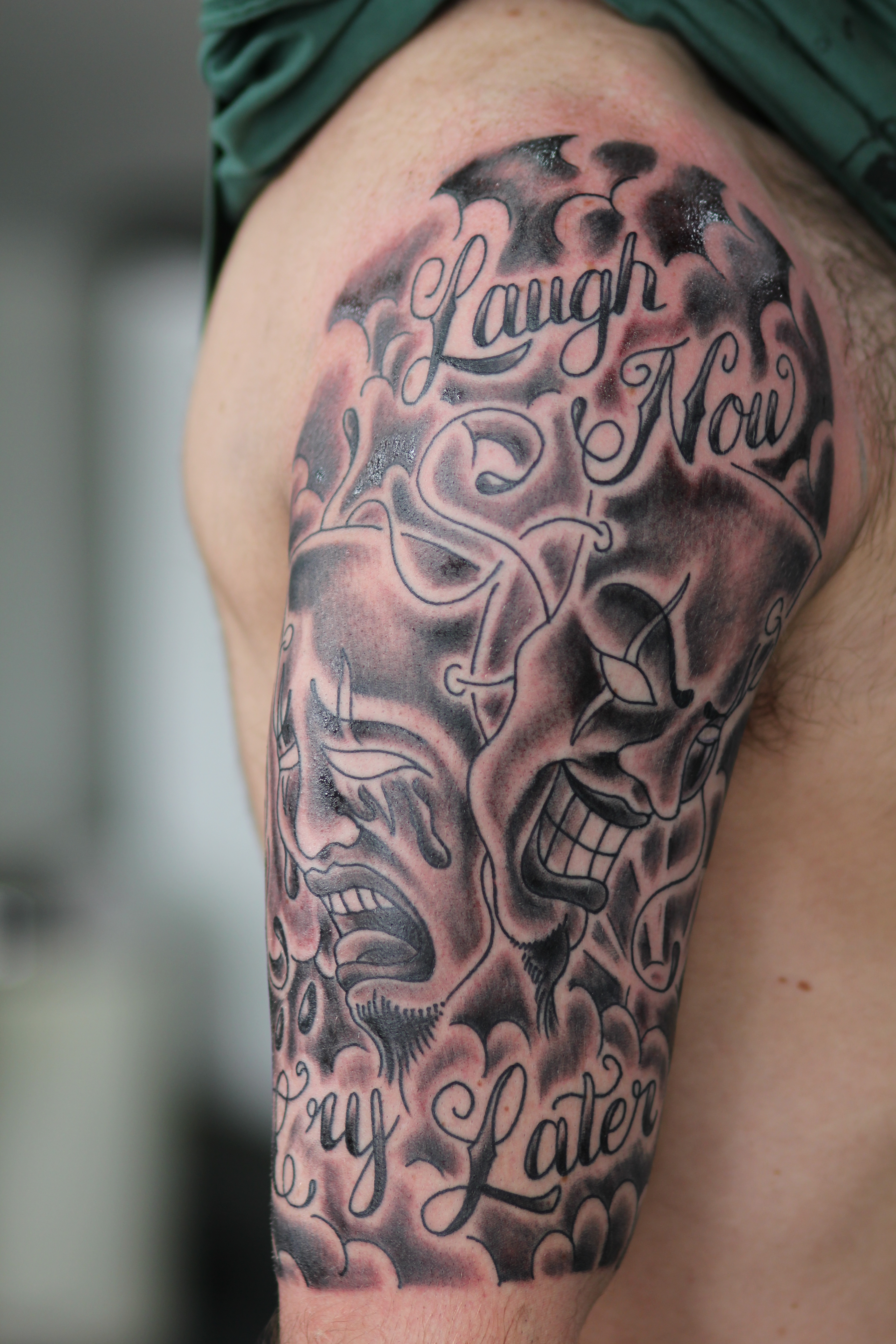 Irish Street Tattoo Laugh Now, Cry Later | Irish St Tattoo 5184_x_3456_jpg