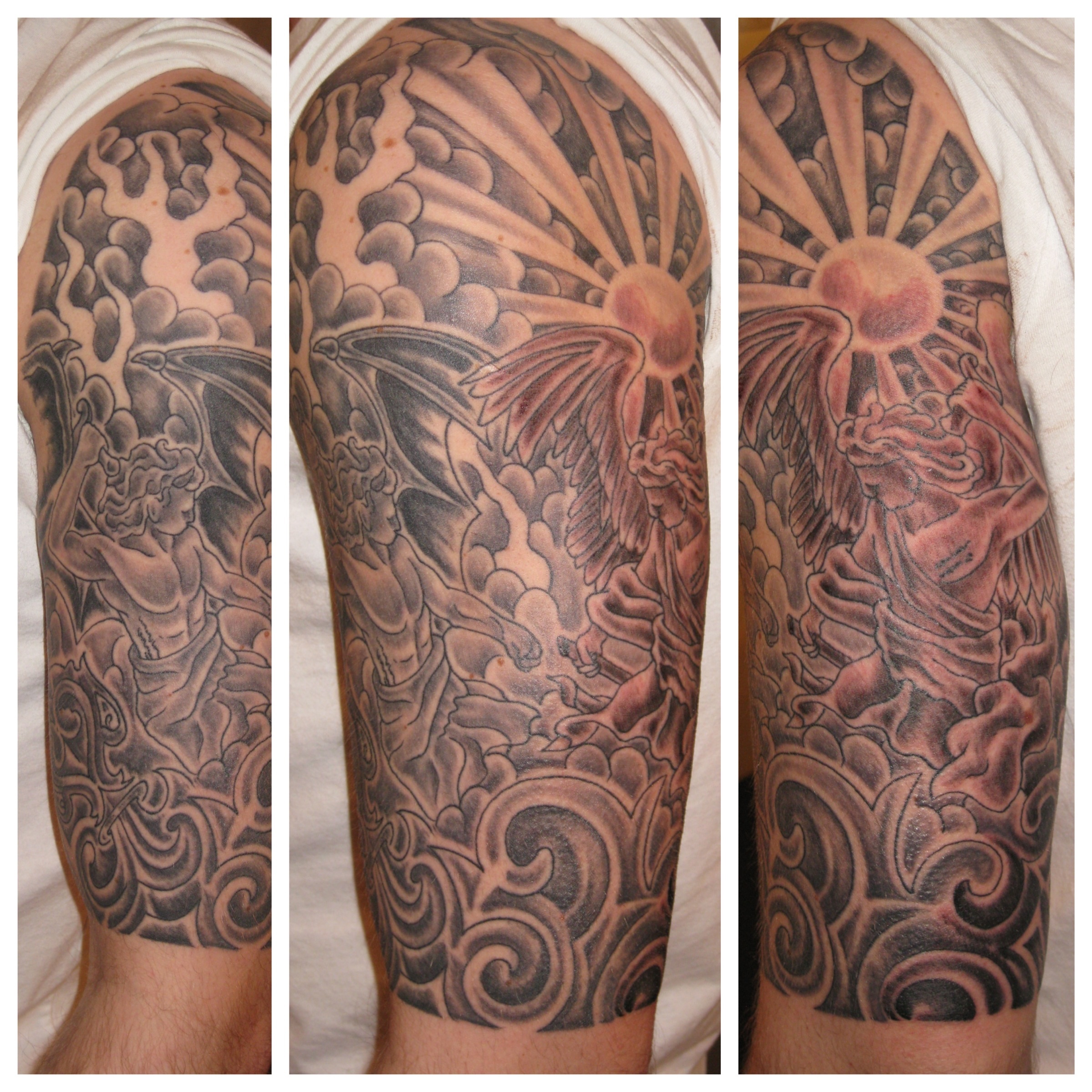 Irish Street Tattoo Devil And Angel | Irish St Tattoo 2400_x_2400_jpg
