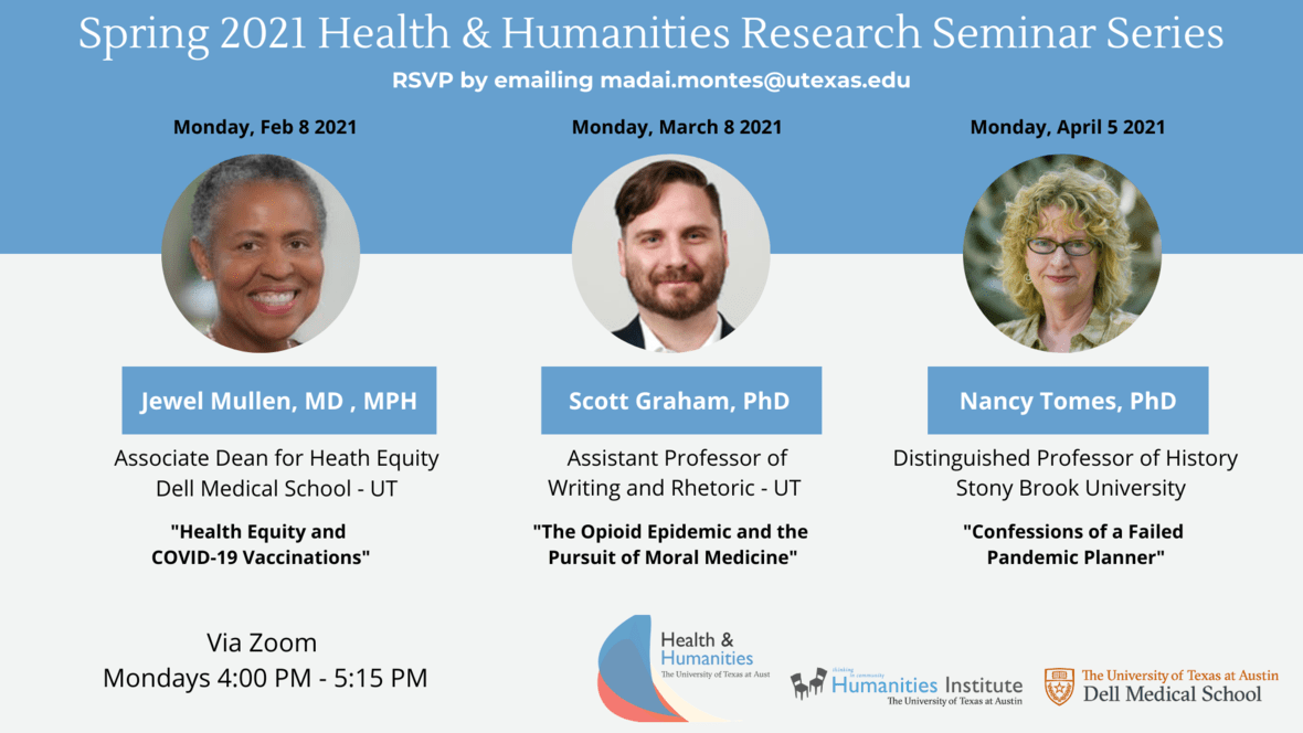 Health & Humanities Research Seminar with Dr. Jewell Mullen on "Health
