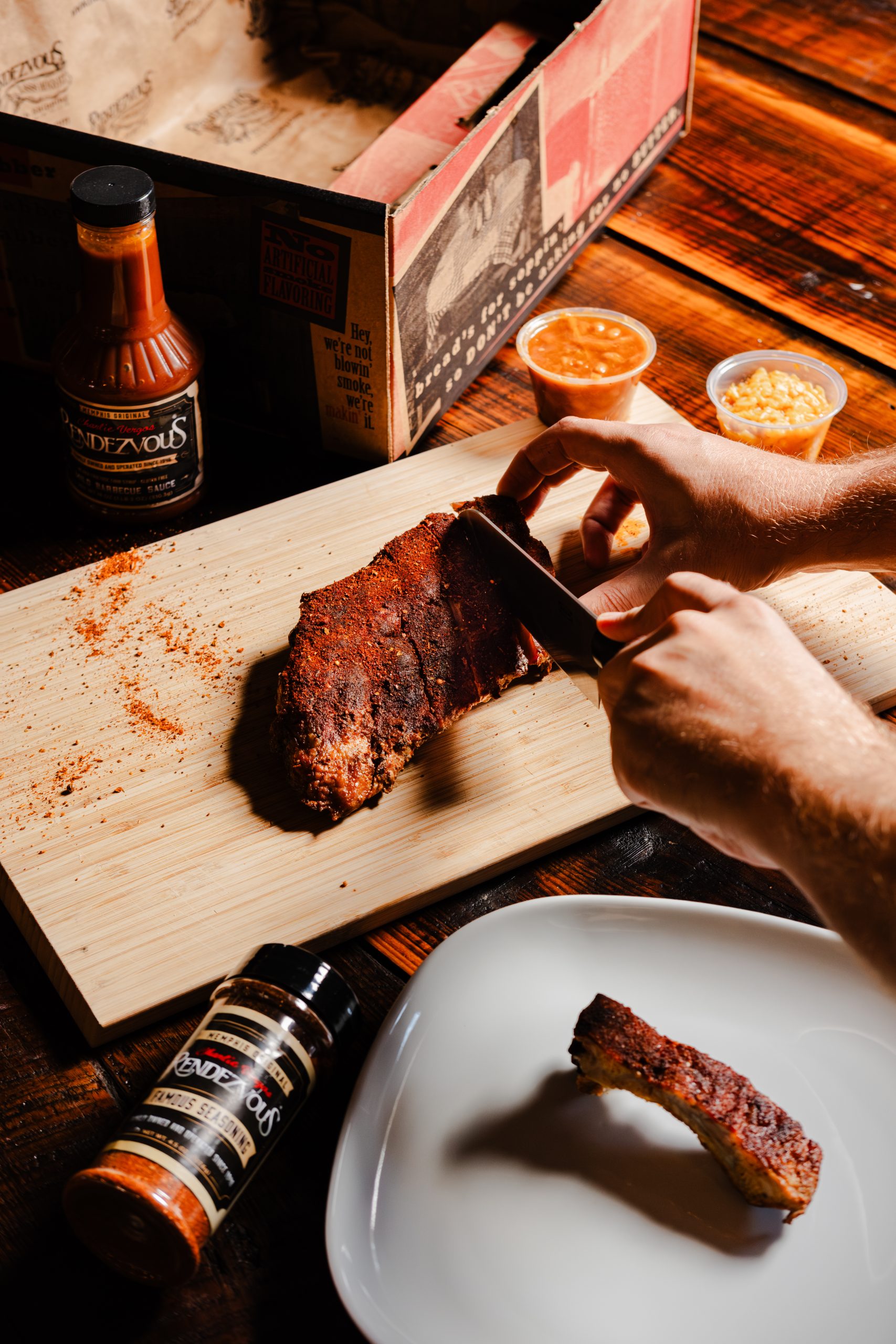 2 Slabs of Ribs Box The Rendezvous