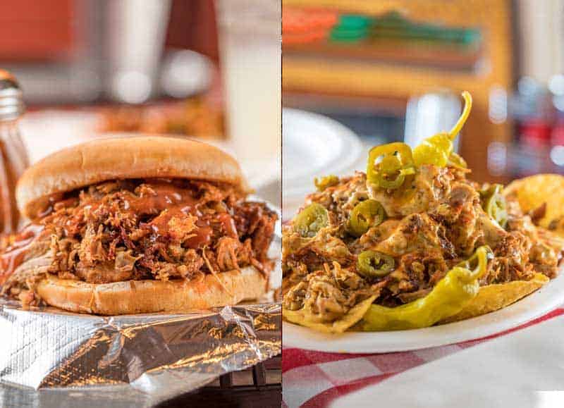 4lbs of Pork Shoulder + Nachos The Rendezvous