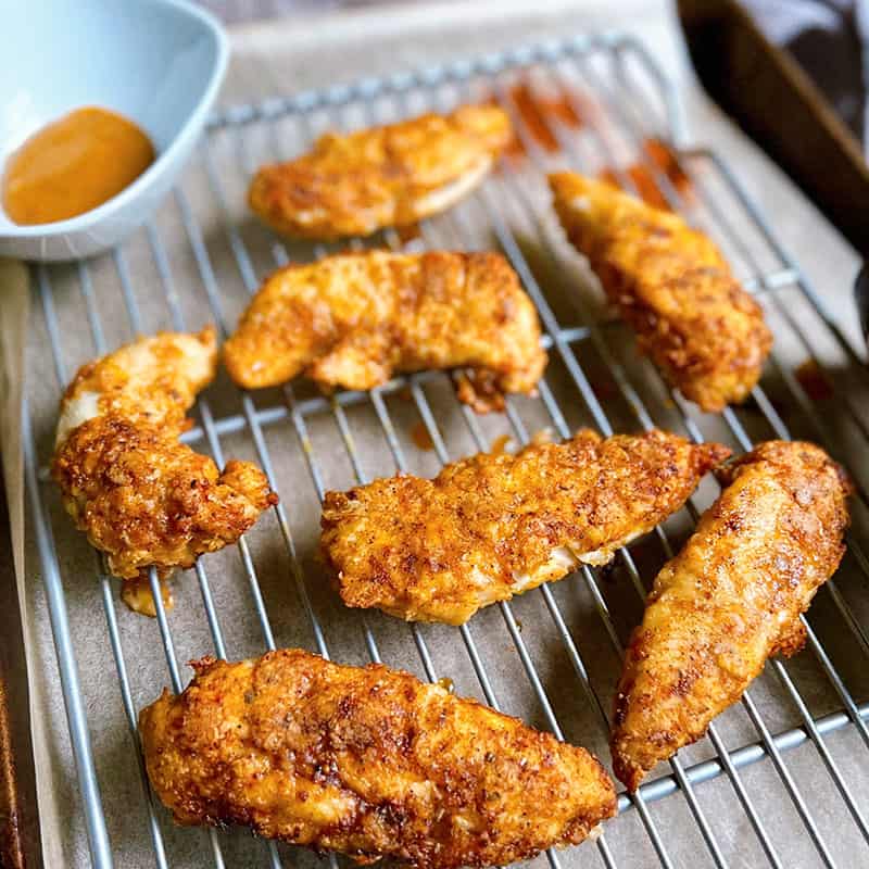 Oven Baked Cast Iron Chicken Tenders The Rendezvous