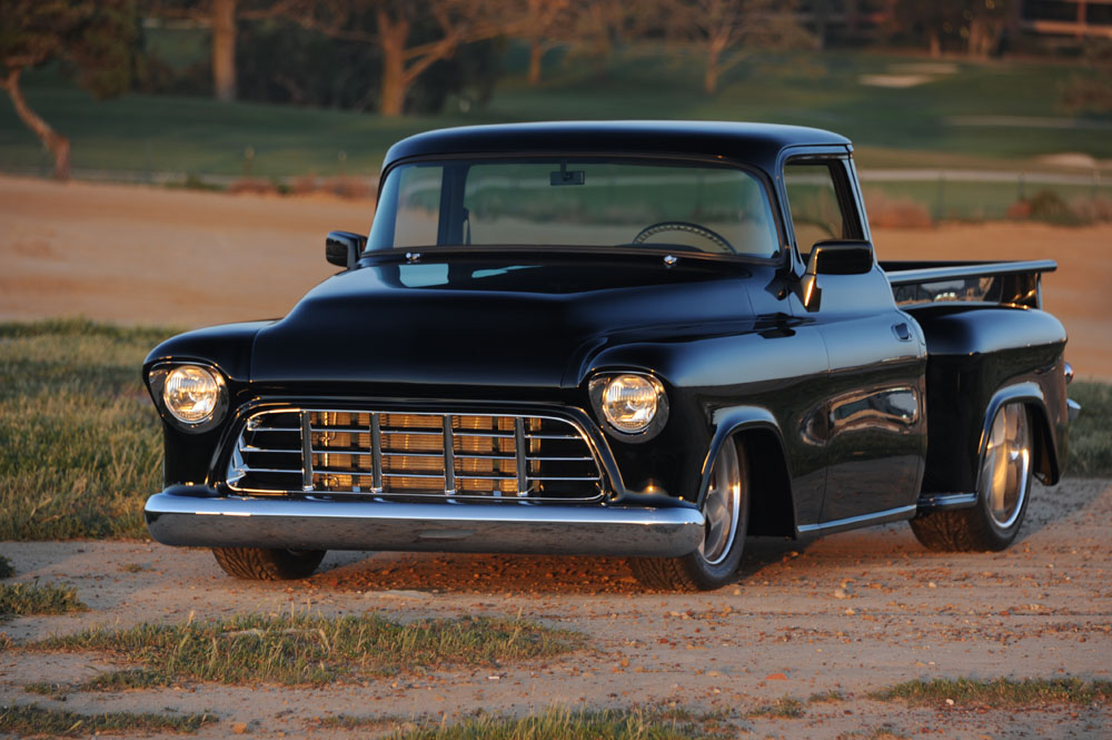 Hilton’s 55 Chevy USA. HOGS N' RODS