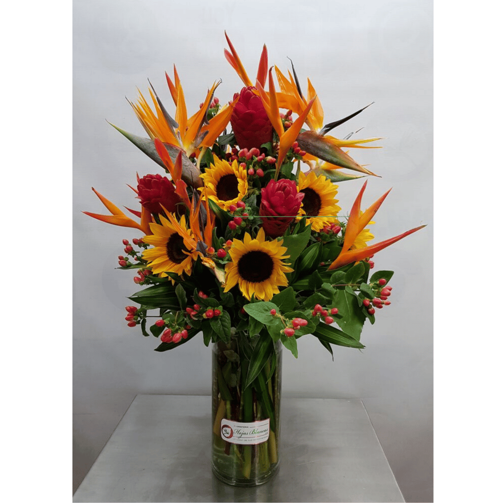 Floreros en Agua FL002 🌷 Floristería Hojas Blancas