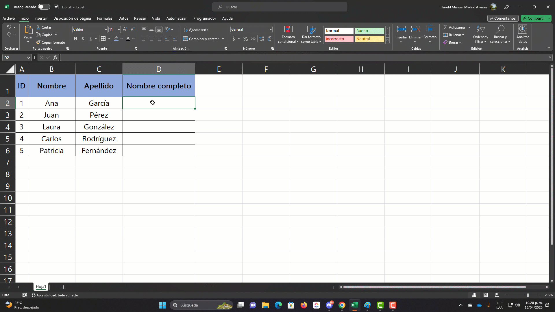 Cómo Usar Flash Fill En Excel Para Simplificar Tus Tareas Diarias