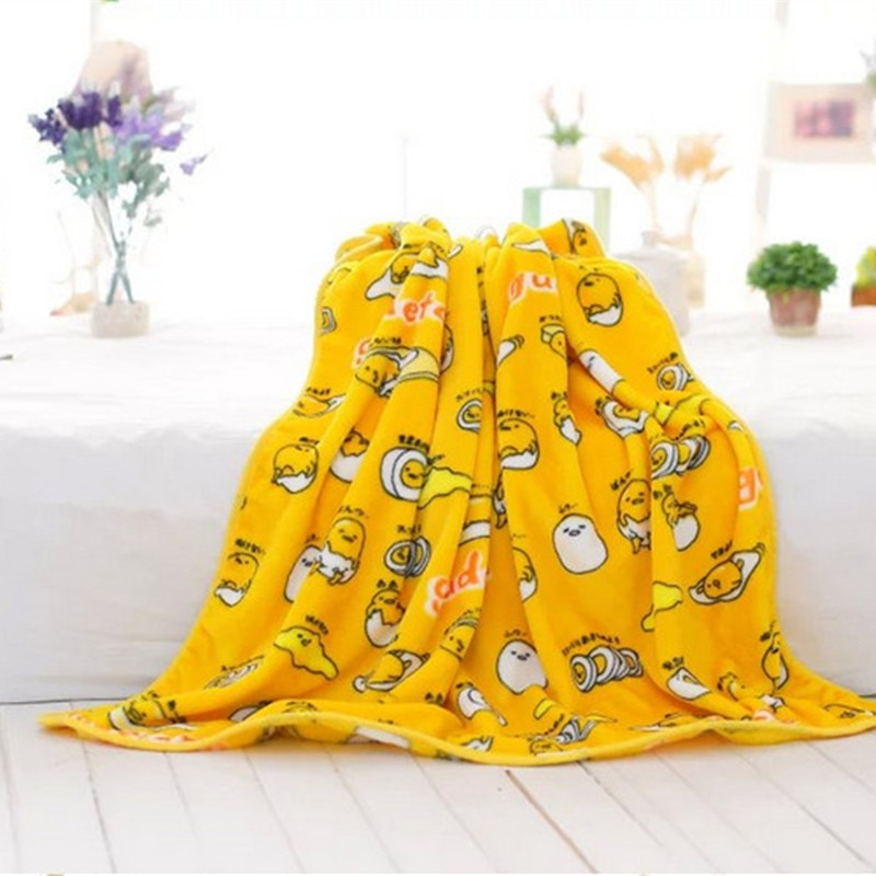 Gudetama Lazy Egg Soft Plush Cute Blanket