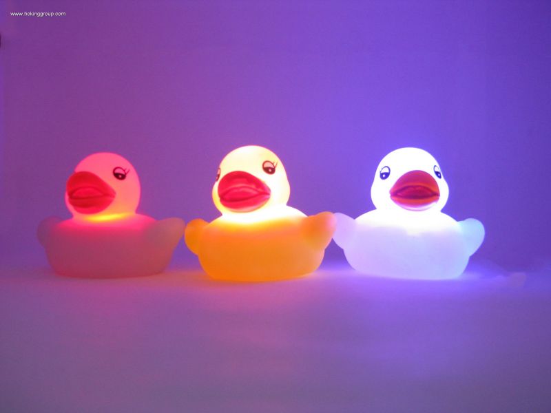 bath light Flashing bath rubber duck