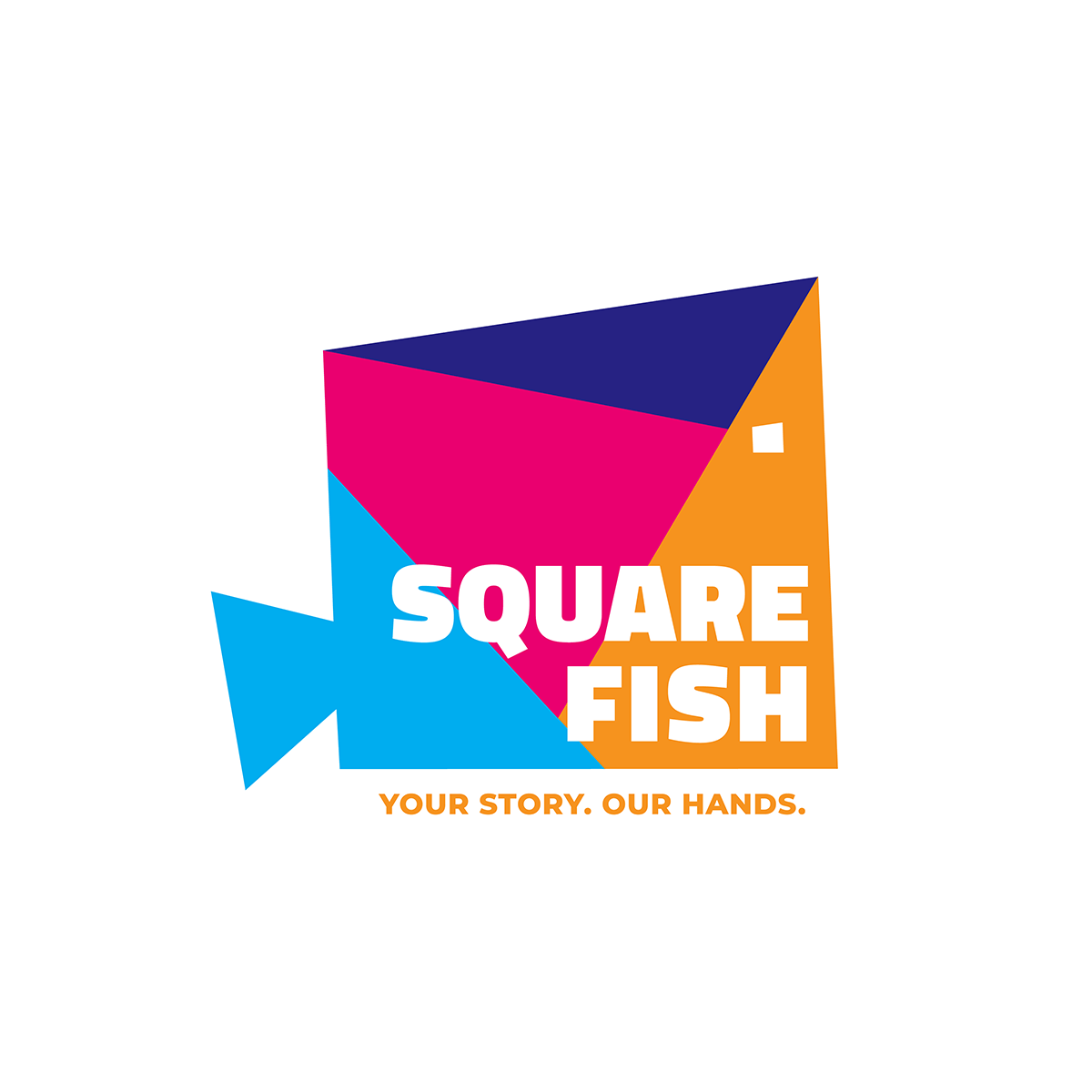 Square Fish Logo Design Hola sites + Design