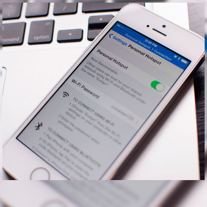 Usa tu iPhone como hotspot y comparte tu conexión