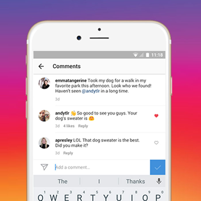Ya puedes responder a comentarios en Instagram
