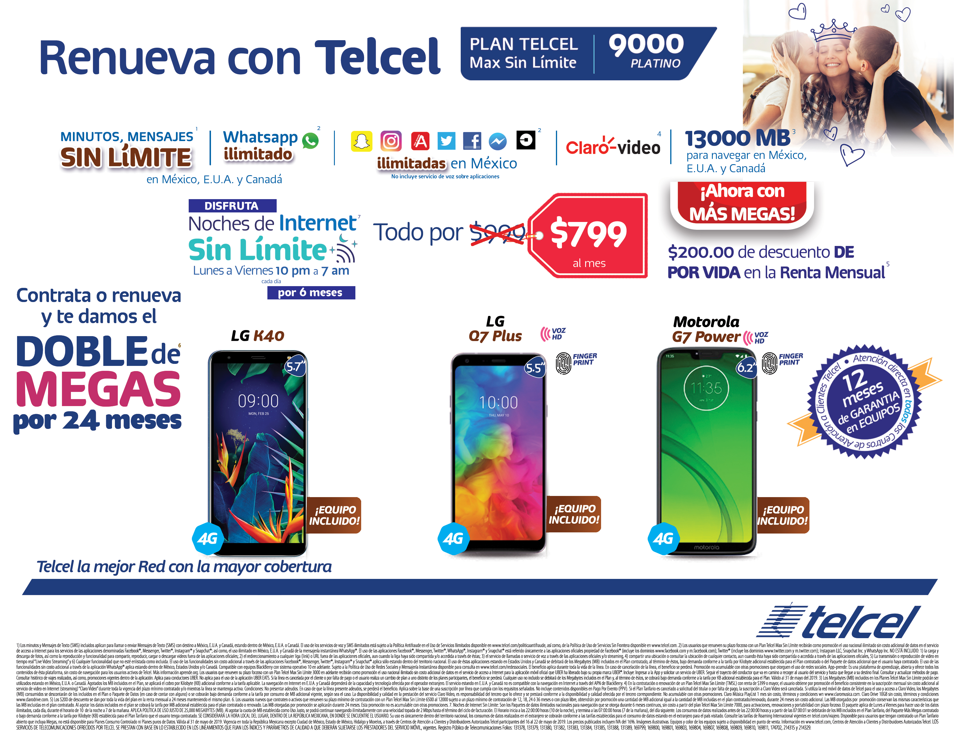 Cuál es el plan de Telcel que ofrece ilimitado
