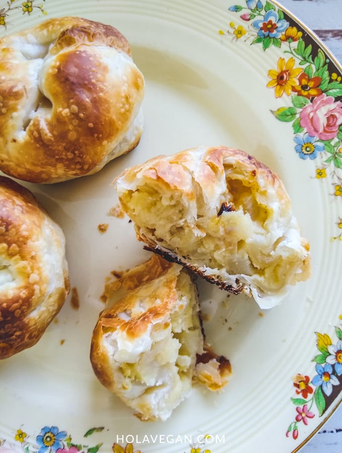 Knishes de papa Hola Vegan