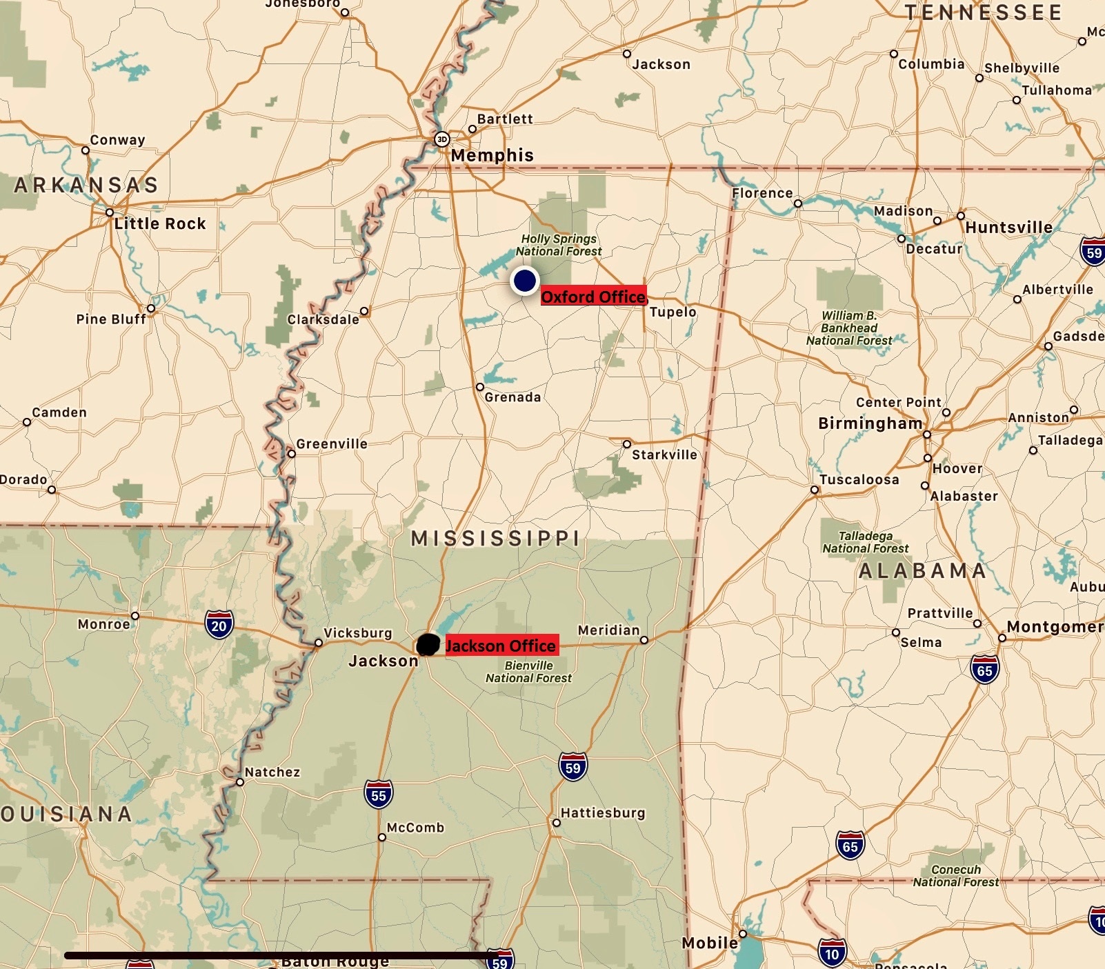 Law Group Oxford Jackson Memphis Business and Commercial