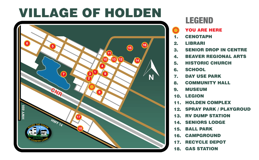 Holden Map Village of Holden