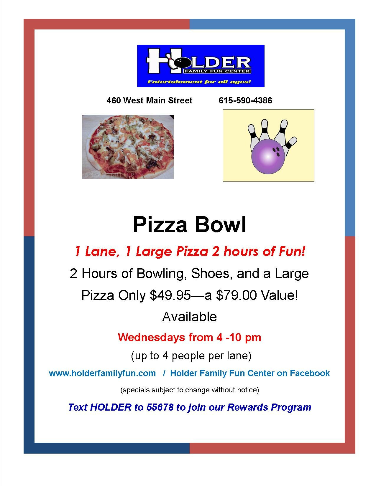 Bowling & Event Venue in Hendersonville TN Holder Family Fun Center