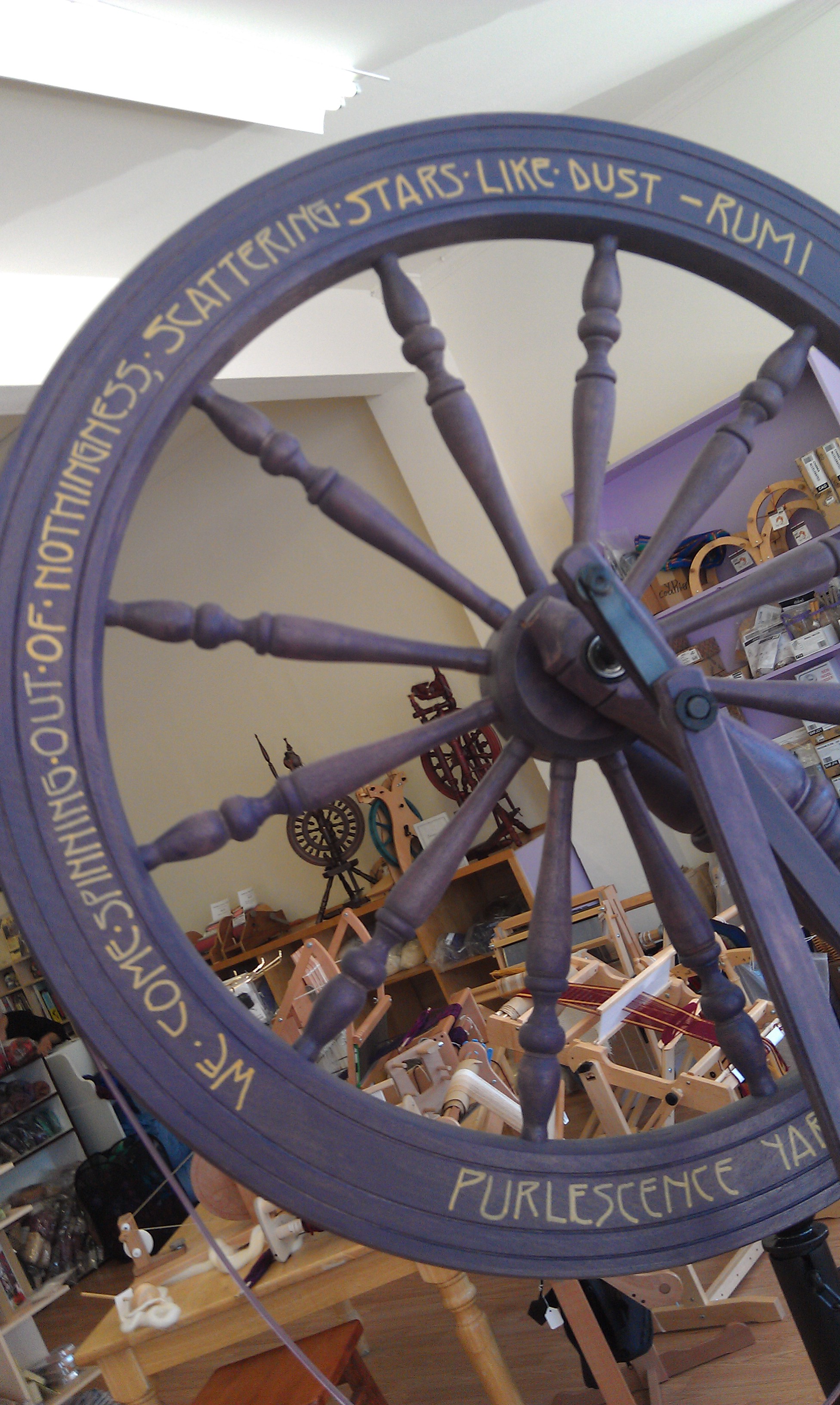 Spinning round Holdfast Farm