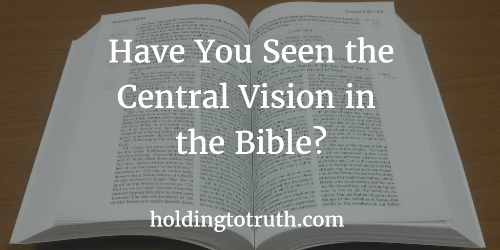 Have You Seen the Central Vision in the Bible?