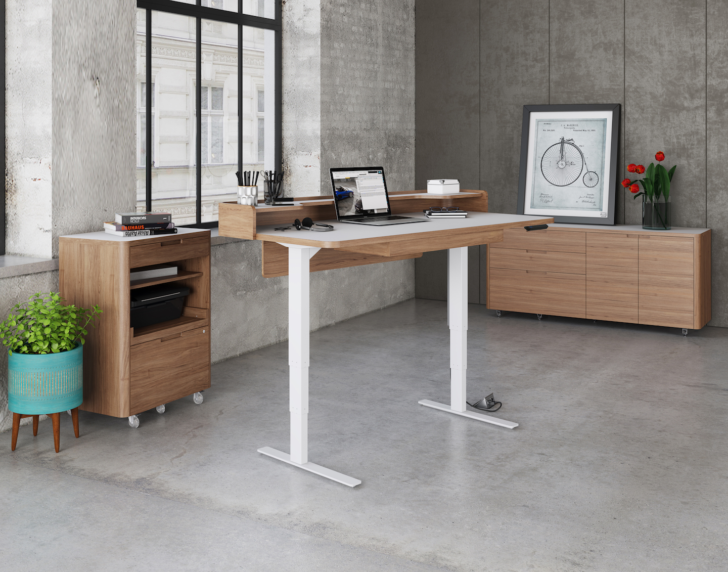 Stand up for your health! Learn about BDI Lift Desks Hold It