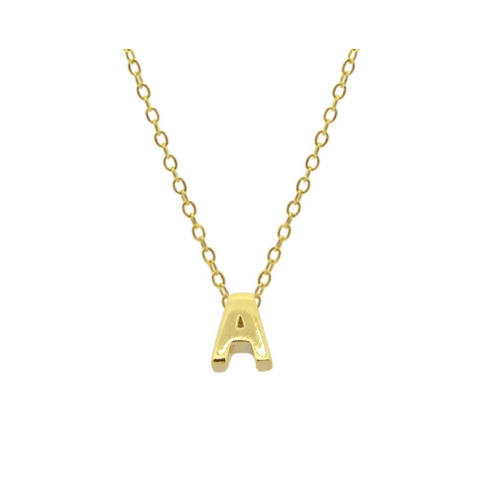 Letter Gold Necklace